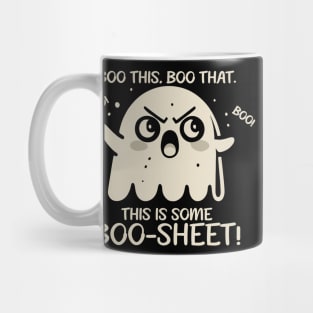 Funny Halloween Ghost Total Boo-sheet Mug
